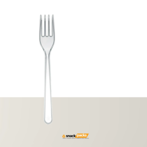 Plastik vork transparant extra sterk