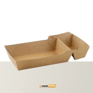 Snackbakjes A9 + (A22) - Karton - Bruin/Wit