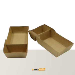 Snackbakjes A7+1 (A23) - Karton - Bruin/Wit