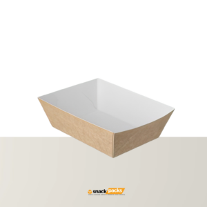Snackbakjes A9 - Karton - Bruin/Wit 400st
